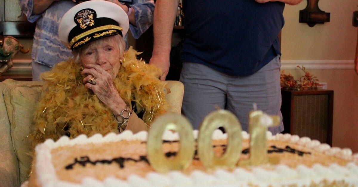  The widow of a World War II Navy hero turns 100