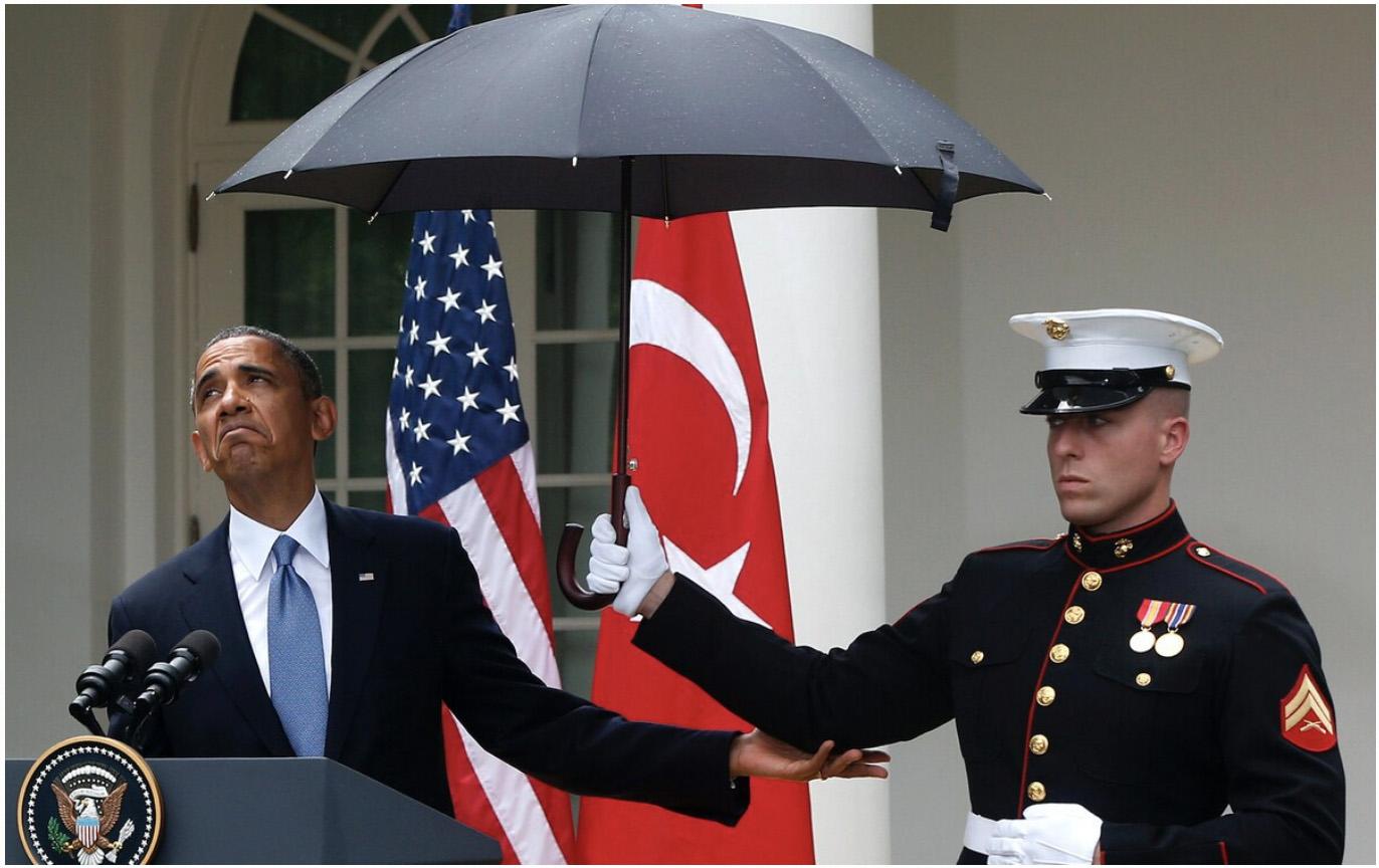  The most dangerous weapon in the world is a Marine and his umbrella â€” the case for dryness