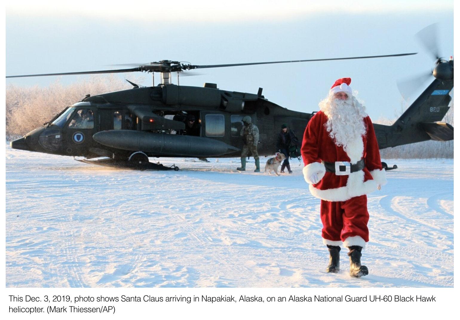  Santa, soldiers bring joy to beleaguered Alaska village