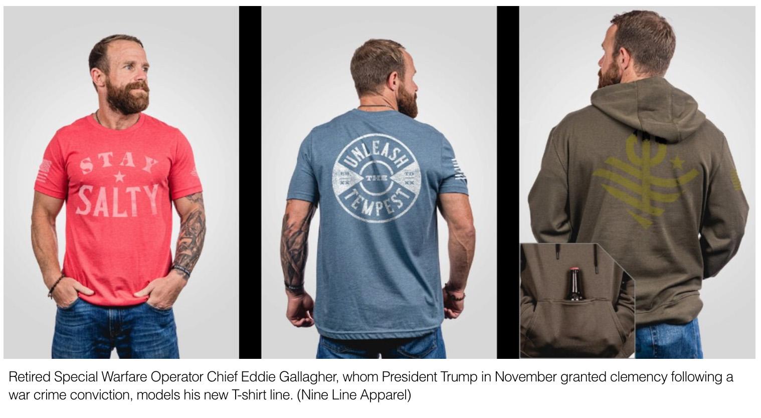  Some veterans salty over Eddie Gallagher's new clothing line