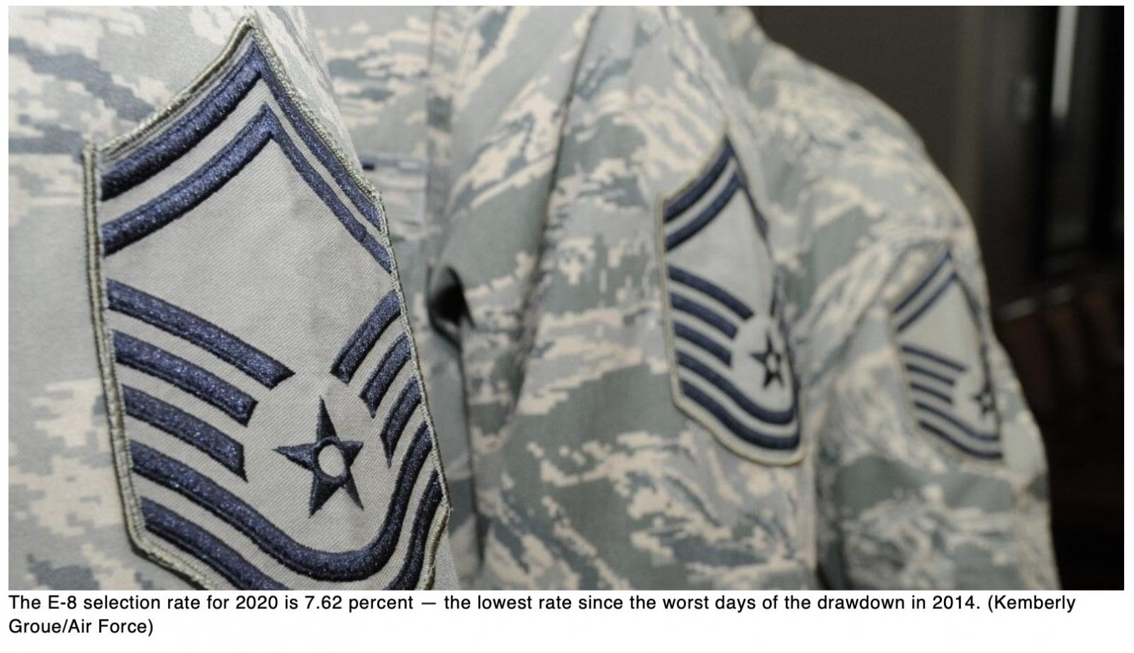 Senior master sergeant promotions plunge this year