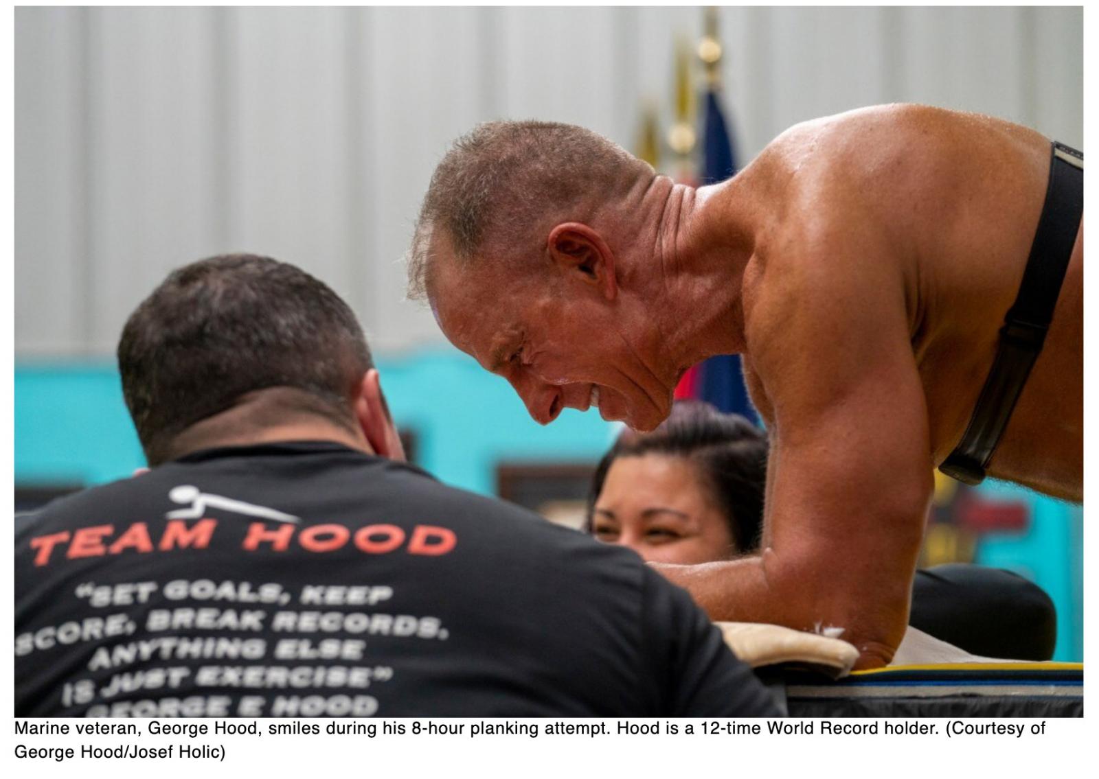  At 62, Marine veteran sets the Guinness record with 8-plus hour plank