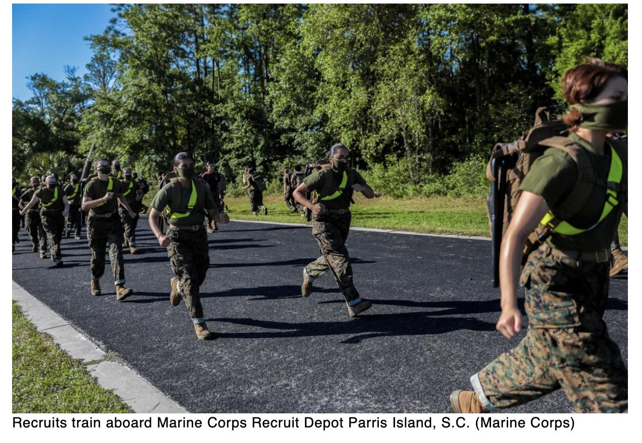  Marine recruits helping provide insight into COVID-19