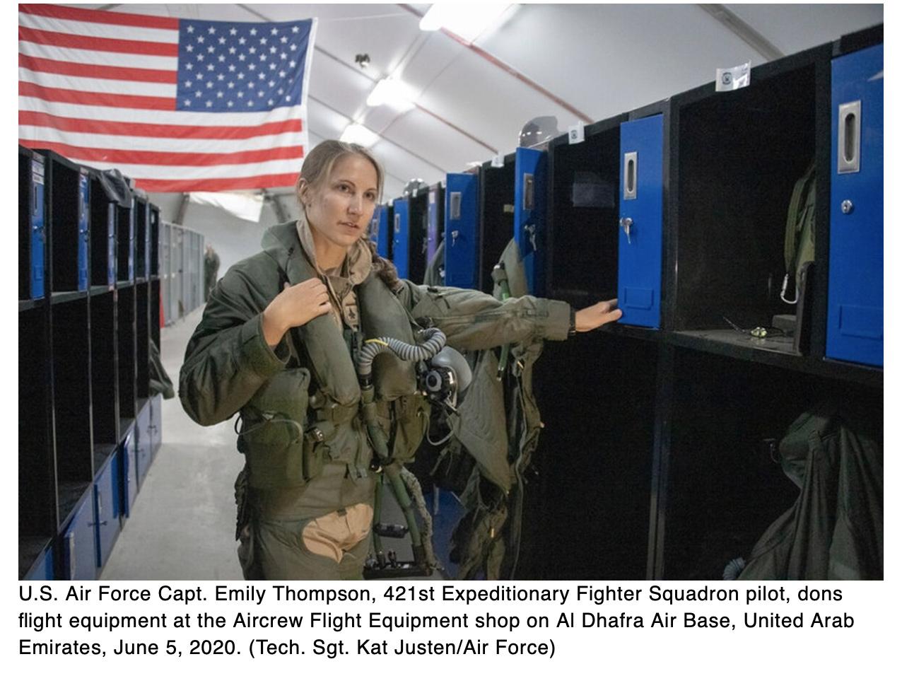 This Air Force pilot is the first woman to fly the F-35 in combat