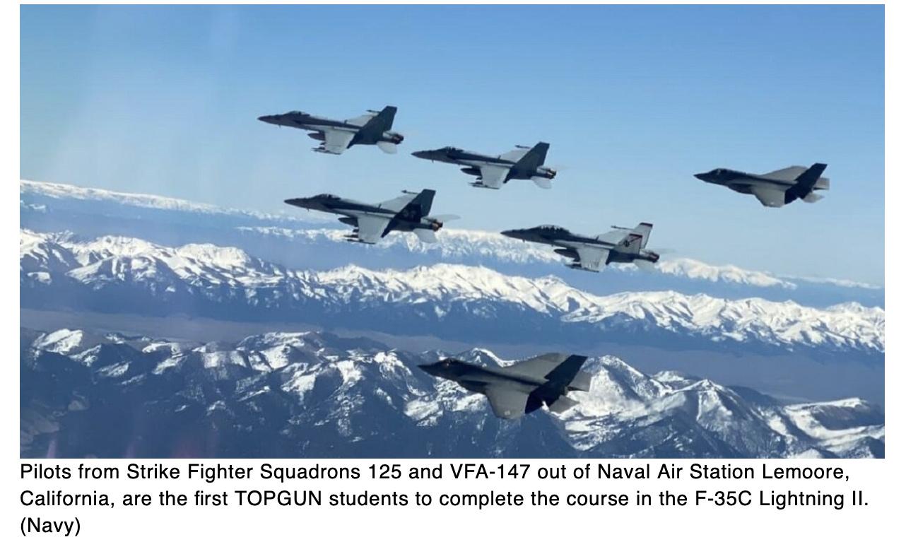  These F-35 pilots are the first to graduate from TOPGUN