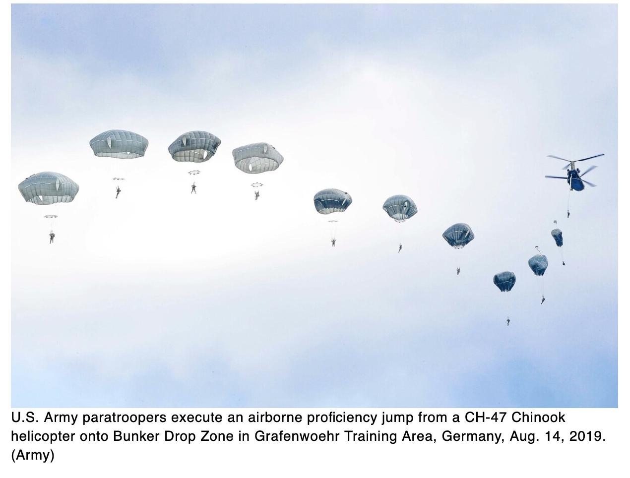  US paratroopers injured in Germany training accident