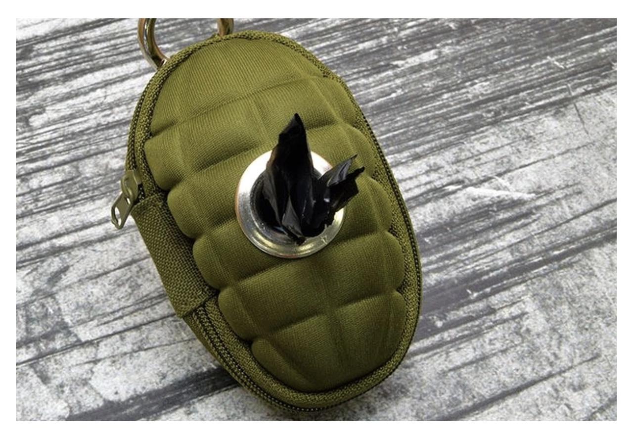  Grenade doggy bag dispenser pulls the pin on your average pooper scooper