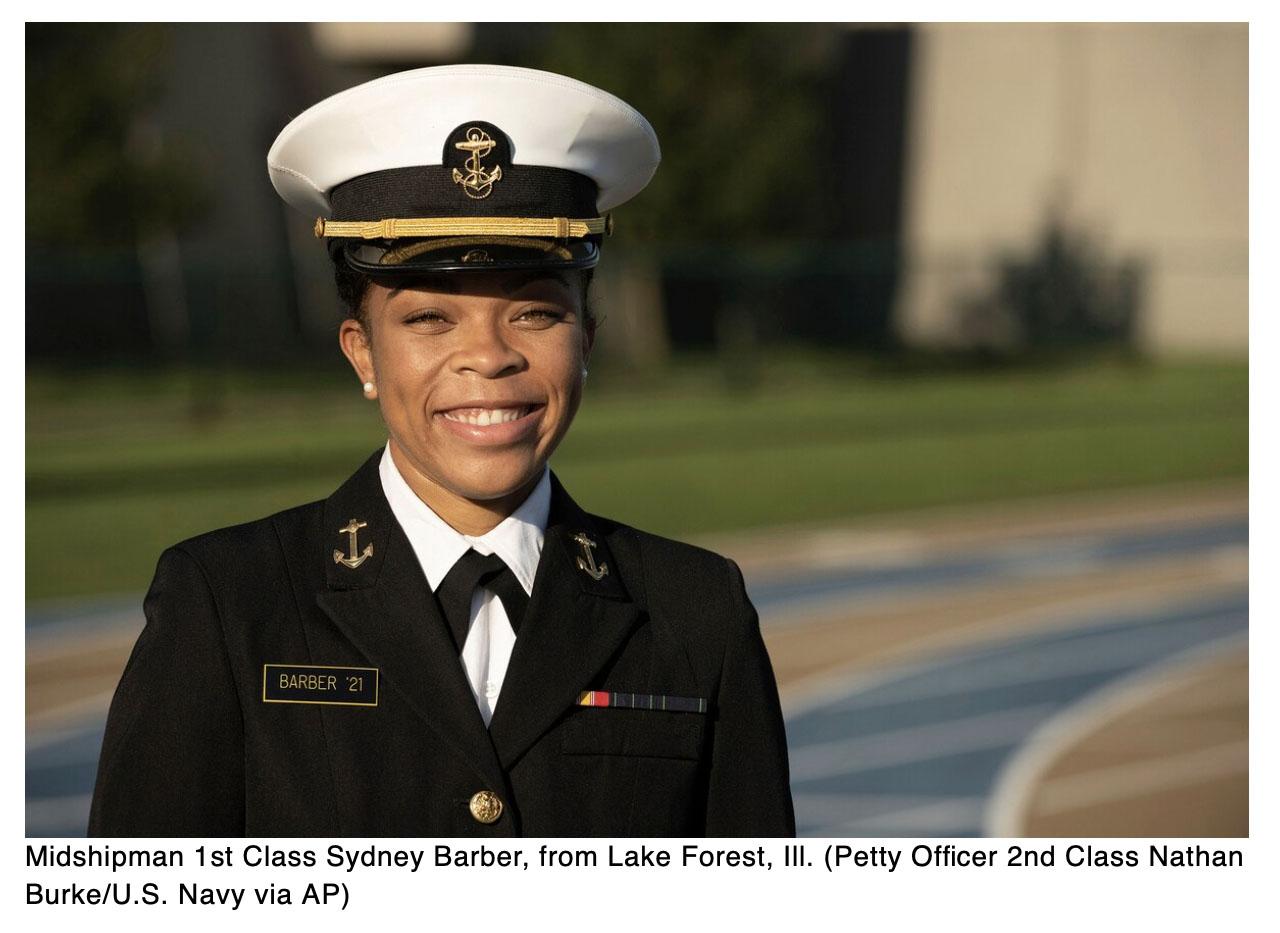  First Black woman named student brigade commander at Naval Academy