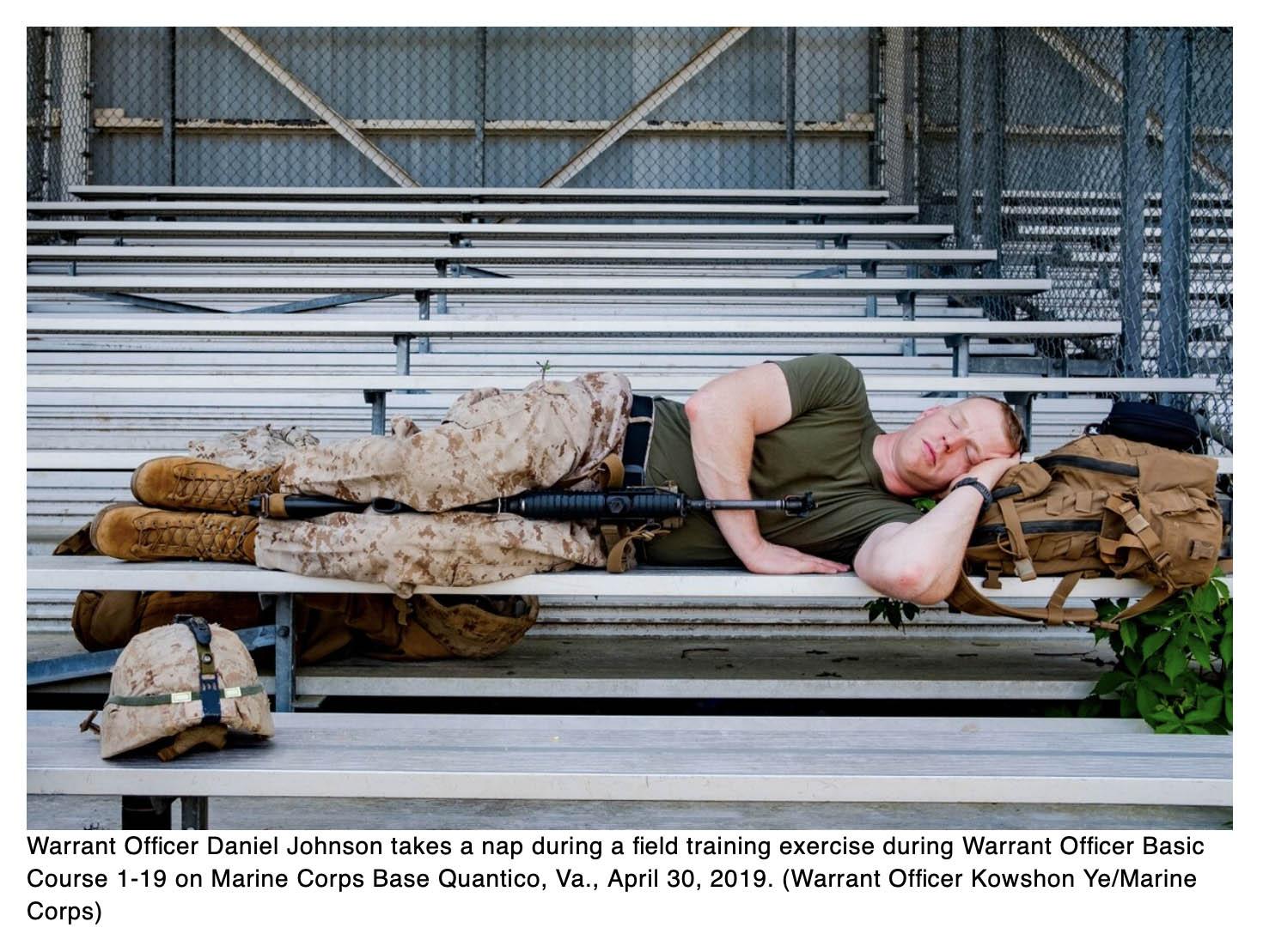  A definitive ranking of troopsâ€™ extreme napping positions