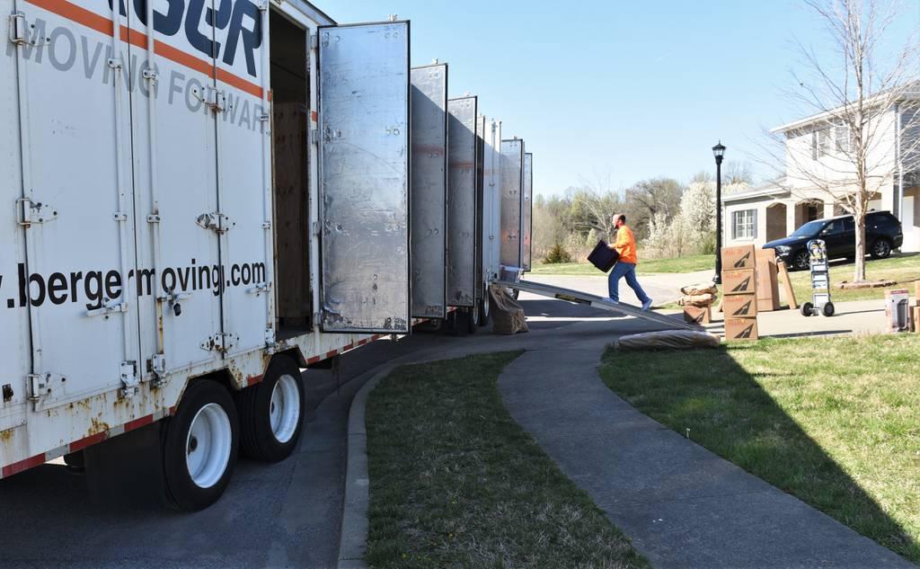 Movers load a Fort Knox family's household goods in April. The chief executive of the company recently awarded the giant global household goods contract says movers that provide good service to military families will get m Hereâ€™s how the selection of a single contractor to arrange PCS moves might help